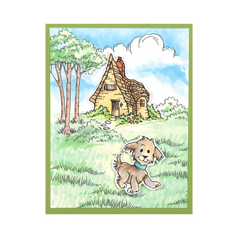 Puppy Playmates Cling Stamps / Sellos de Cachorros Descontinuado Stampendous