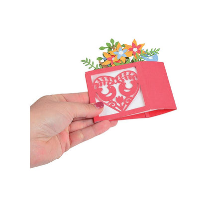 Thinlits Card In A Box ChristmasDie / Suaje Tarjeta Cajiita Descontinuado Sizzix