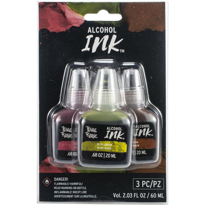 Brea Reese Alcohol Inks 3 Pk / 3 Tintas al Alcohol Set 6 Descontinuado Brea Reese