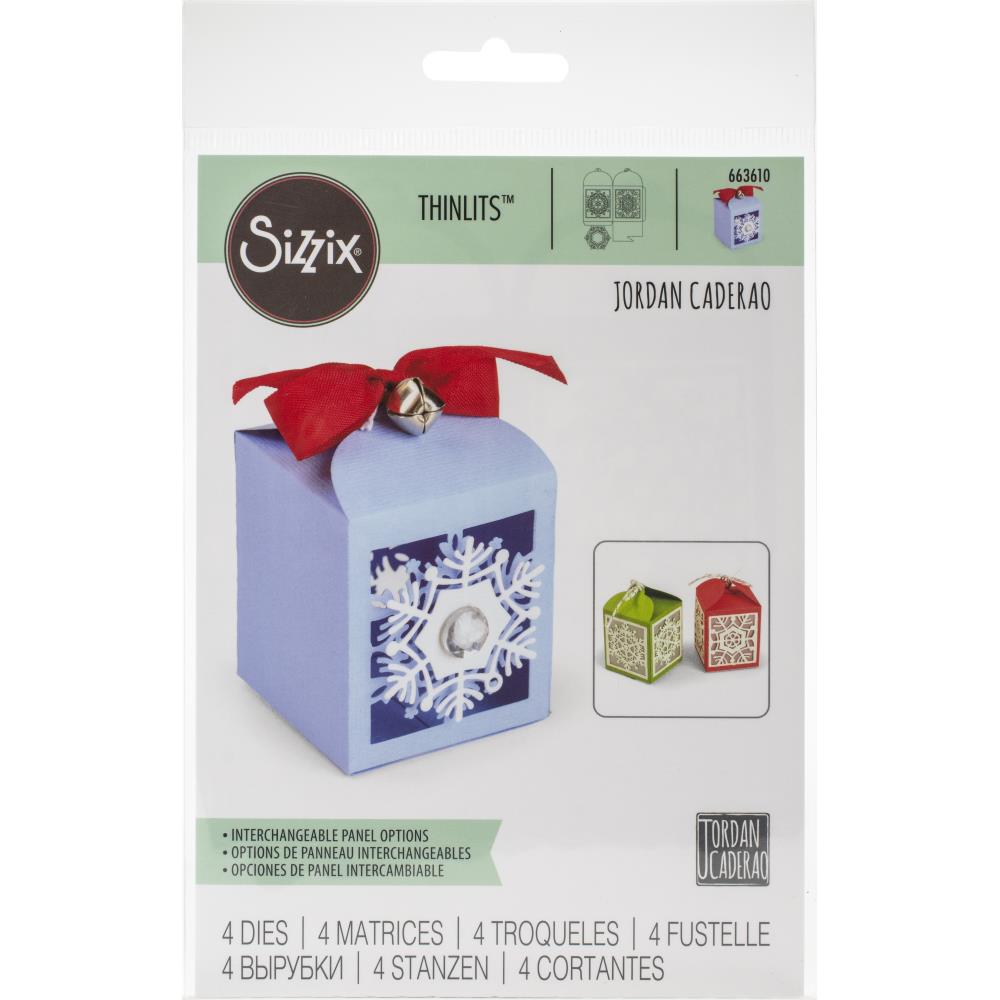 Thinlits Snowflake Favor Box Die  / Suaje de Cajita de Copo de Nieve Descontinuado Sizzix