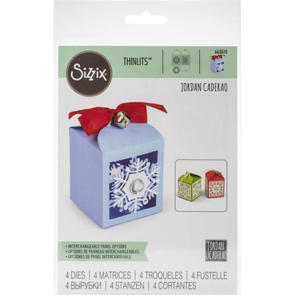 Thinlits Snowflake Favor Box Die  / Suaje de Cajita de Copo de Nieve Descontinuado Sizzix