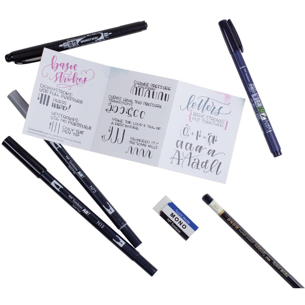 Beginner Lettering Set / Set de CaligrafÃa para Principiantes CaligrafÃa Tombow