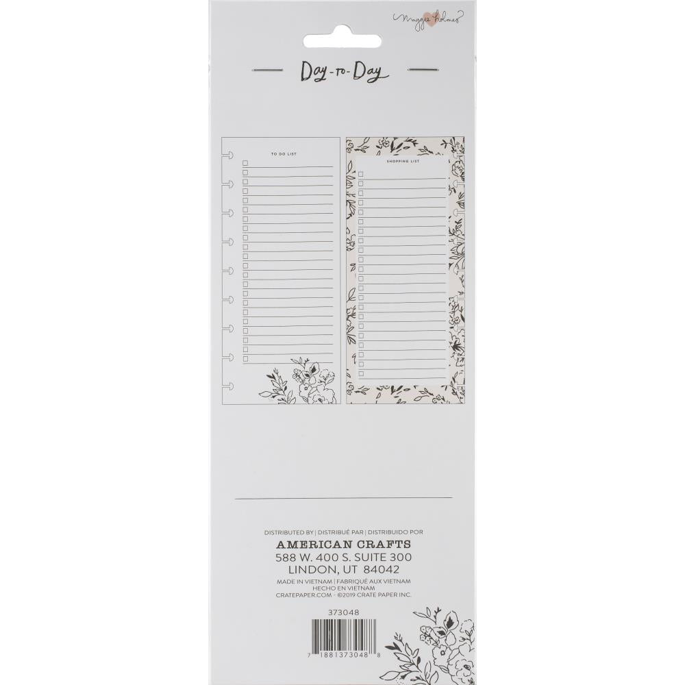 Day to Day Shopping &amp; To-Do List Notepad / Notas Dia a Dia y Lista de Compras Agendas y Journals Crate Paper
