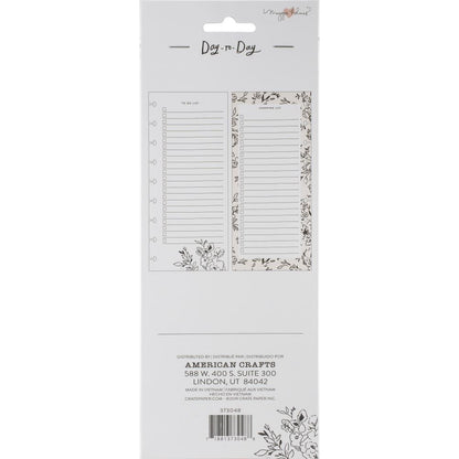 Day to Day Shopping &amp; To-Do List Notepad / Notas Dia a Dia y Lista de Compras Agendas y Journals Crate Paper