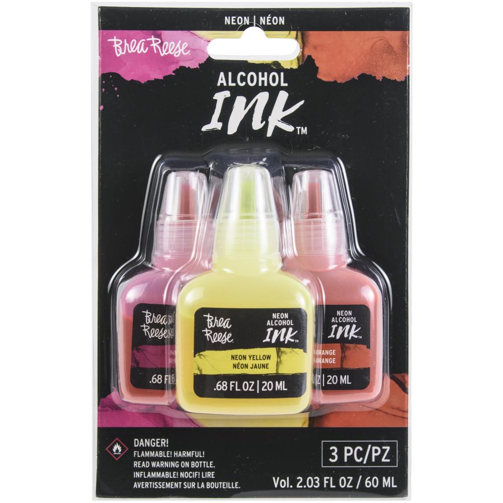Brea Reese Alcohol Neon Inks 3 Pk / 3 Tintas al Alcohol