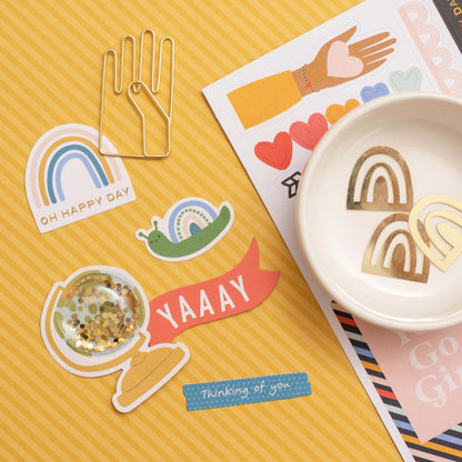 Reaching Out Shaker Stickers / Estampas Decorativas Tipo Shaker Stickers American Crafts