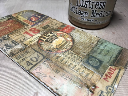 Tim Holtz Distress Collage Medium Vintage / Gel para Collage Antigüo Descontinuado Ranger