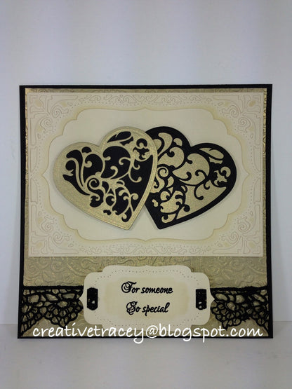 Shapeabilities Die D-Lites Vines Of Passion / Suaje de Corazón Descontinuado Spellbinders