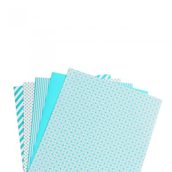 Shape´N Tape Decorative Blue Adhesive Sheets / Hojas Adhesivas Tipo Washi Azul Descontinuado LifeStyle Crafts