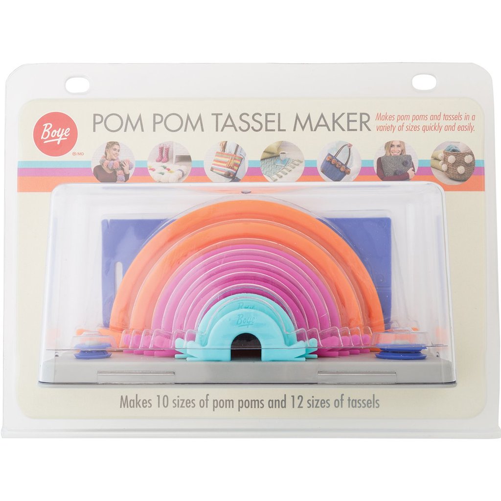 Pom Pom Tassel Maker Multiple Sizes / Guía para Hacer Borlas Costura Boye
