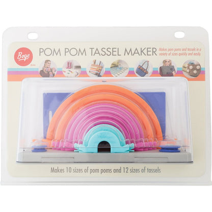 Pom Pom Tassel Maker Multiple Sizes / Guía para Hacer Borlas Costura Boye
