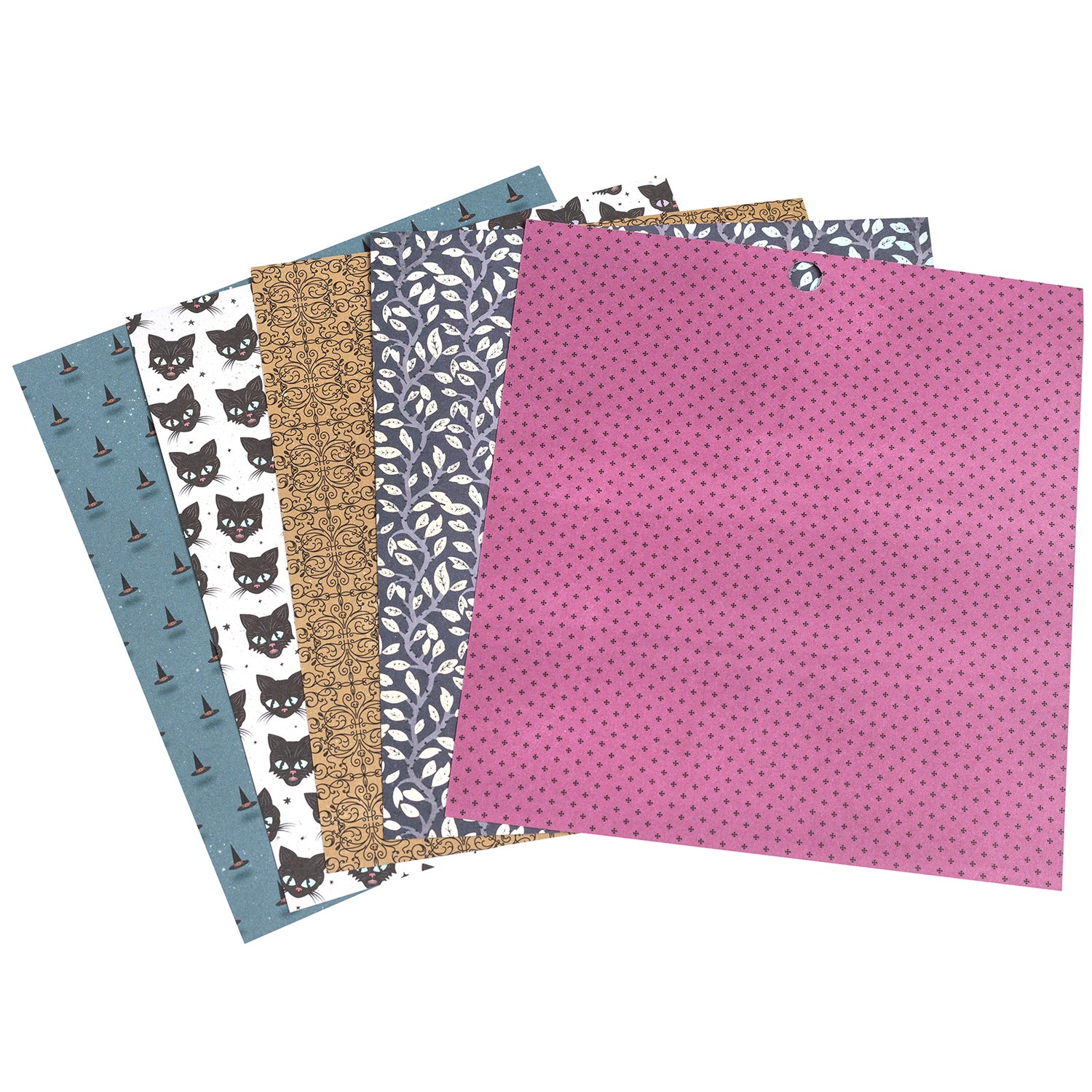 Witches Brew Paper Pad / Block De Papel de Halloween Descontinuado DCWV