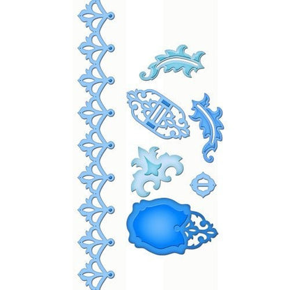 Damask Accents Dies and Emboss / Suaje y Realce Damasco y Accesorios Descontinuado Spellbinders