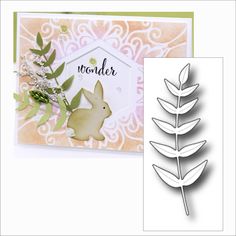 Pointed Leaf Die / Suaje de Corte Hojas Follaje Descontinuado Memory Box