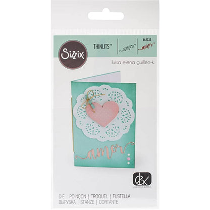 Thinlits Dies Amor / Suaje Amor Descontinuado Sizzix