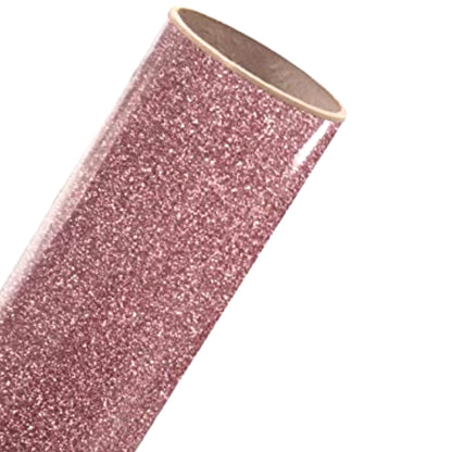 Glitter HTV Rose Gold / Vinil Planchable Brillante Oro Rosa Viniles Siser