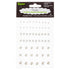 Flat Back Adhesive  White Pearls / Medias Perlas Blancas Adhesivas Descontinuado Darice