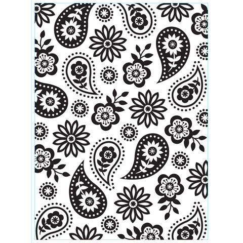 Floral Paisley Embossing Folder / Folder de Grabado Flores Folders de Grabado Darice