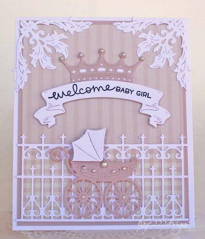 Weathered Scrolls Die / Suajes de Etiquetas Tipo Antigüo Descontinuado Cheery Lynn Designs