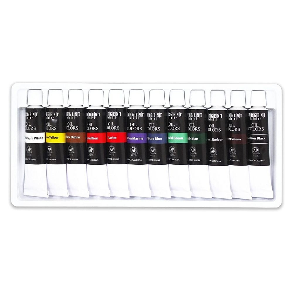 12 Tubes Oil Set / Set de 12 Tubos de Óleo Òleos Sargent Art