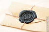 Black Sealing Wax / Barra de Lacre Negro Adornos / Embellishments Manuscript