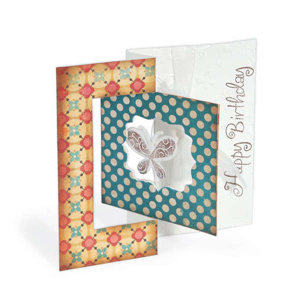 Sizzix Butterflies &amp; Flowers / 2 Folders de Grabado Mariposas y Flores Descontinuado Sizzix