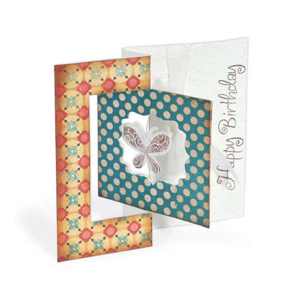 Sizzix Butterflies &amp; Flowers / 2 Folders de Grabado Mariposas y Flores Descontinuado Sizzix