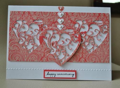Shapeabilities Die D-Lites Vines Of Passion / Suaje de Corazón Descontinuado Spellbinders