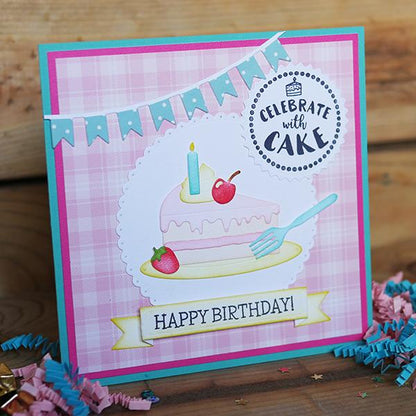 Celebration Flags Dies / Suajes de Banderines Descontinuado Elizabeth Craft Designs