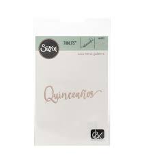 Thinlits Dies Quinceanos / Suaje de Quinceaños Descontinuado Sizzix