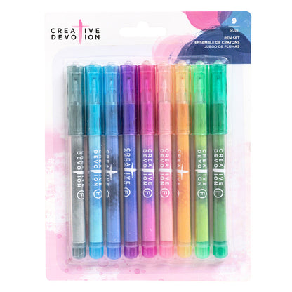 Fineliner Pen Set / 9 Bolígrafos Punta Fina Descontinuado Creative Devotion