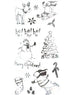 Christmas 171846 / Sellos de Goma Cling Navidad Descontinuado Recollections