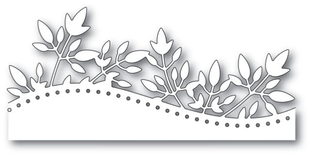 Freida Curve Die / Suaje de Corte Orilla Curva con Hojas Descontinuado Poppy Stamps
