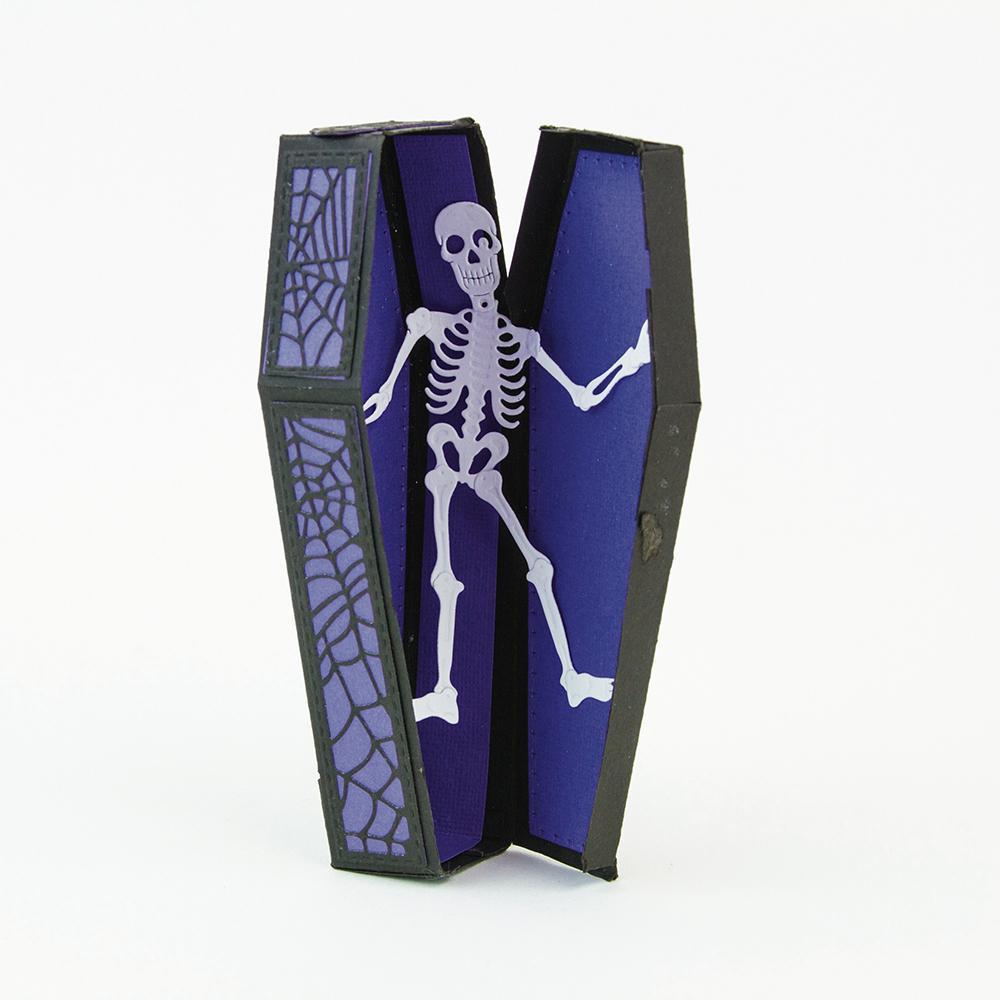 Spooktacular Coffin Treat Box Die / Suaje de Cajita de Ataud Descontinuado Tonic Studios