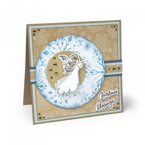 Framelits Die Set w/Stamps Angel / Set de Suajes y Sello Angel Descontinuado Sizzix