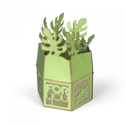 Thinlits Tropicool Twist Box Die / Suaje de Cajita Cierre Torcido Descontinuado Sizzix