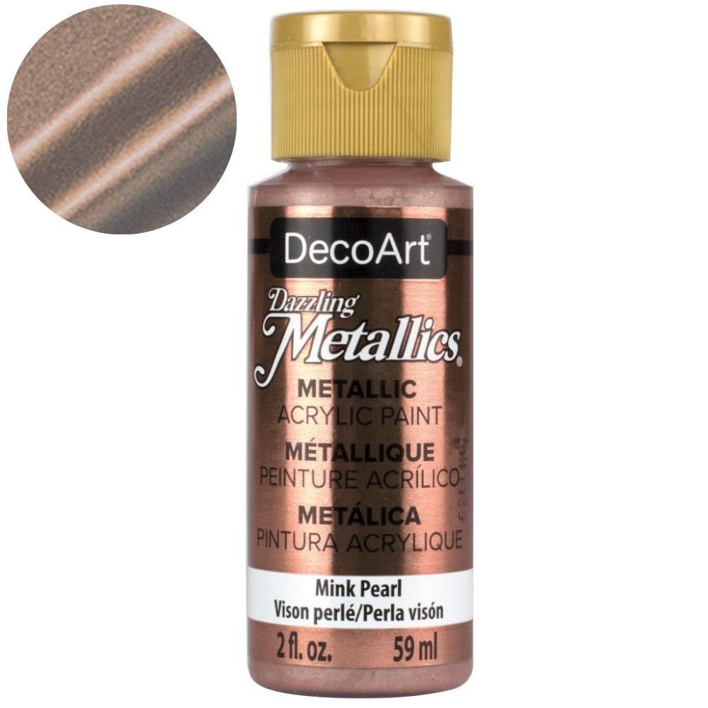 Dazzling Metallics Mink Pearl Acrylic Paint / Pintura Acrílica Perla Metálica