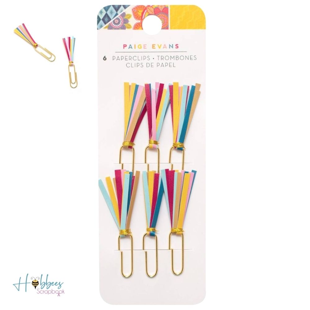 Wonders Metal Clips / Clips Metálicos con Borlitas Descontinuado American Crafts