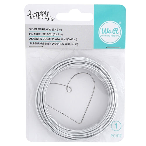Happy Jig Color Wire Silver / Alambre Para Hacer Figuras Plata Descontinuado We R Memory Keepers