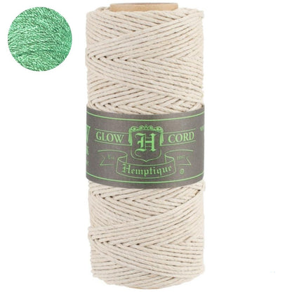 Hemp Cord 20lb Glow In The Dark / Hilo de Cáñamo Brilla en Oscuridad Listones e Hilos Hemptique