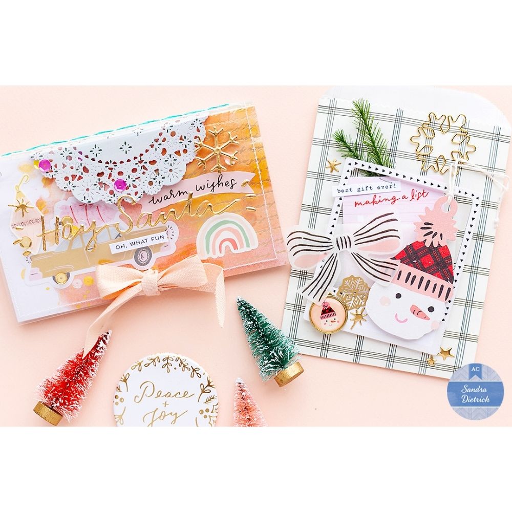 Thickers Foil Stickers / Estampas Gruesas de Frases en Foil Dorado Descontinuado Crate Paper