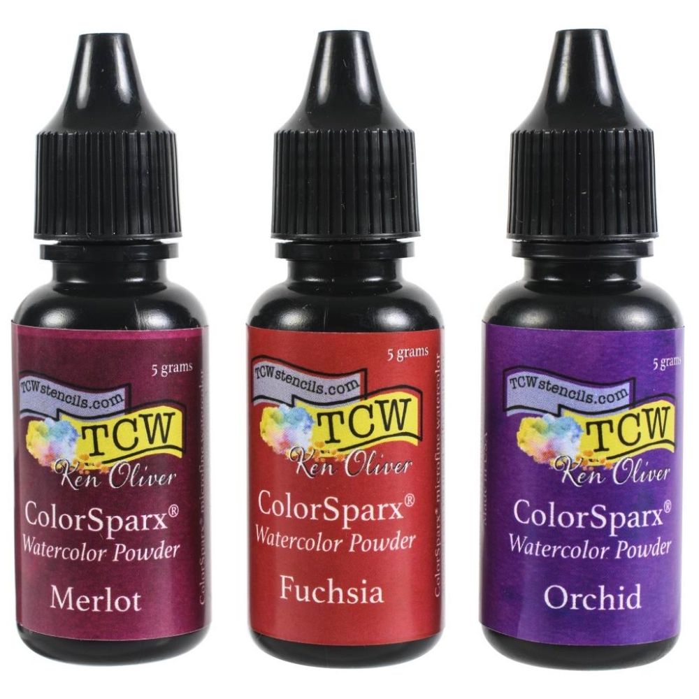 ColorSparx Watercolor Powders Berry Punch / Polvos de Acuarela
