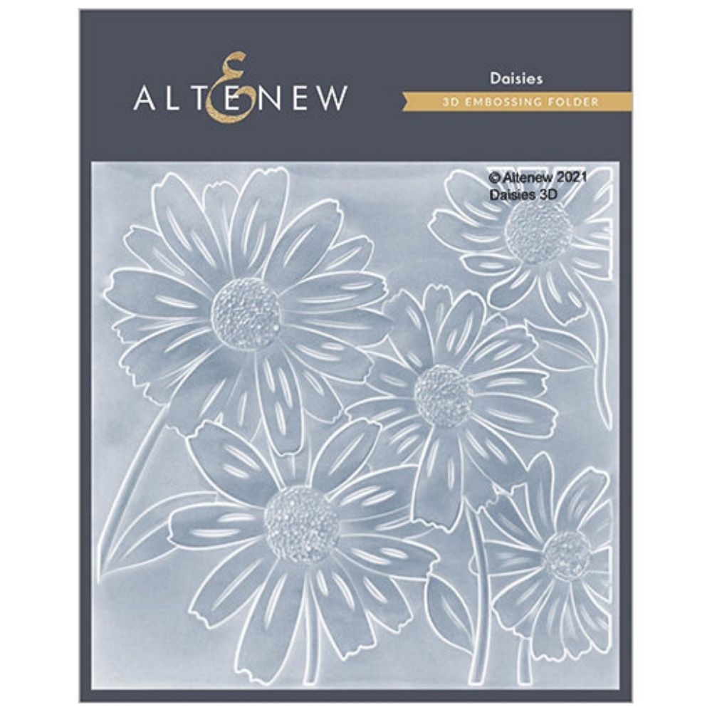 Daisies 3D Embossing Folder / Folder de Grabado Margaritas Descontinuado Altenew