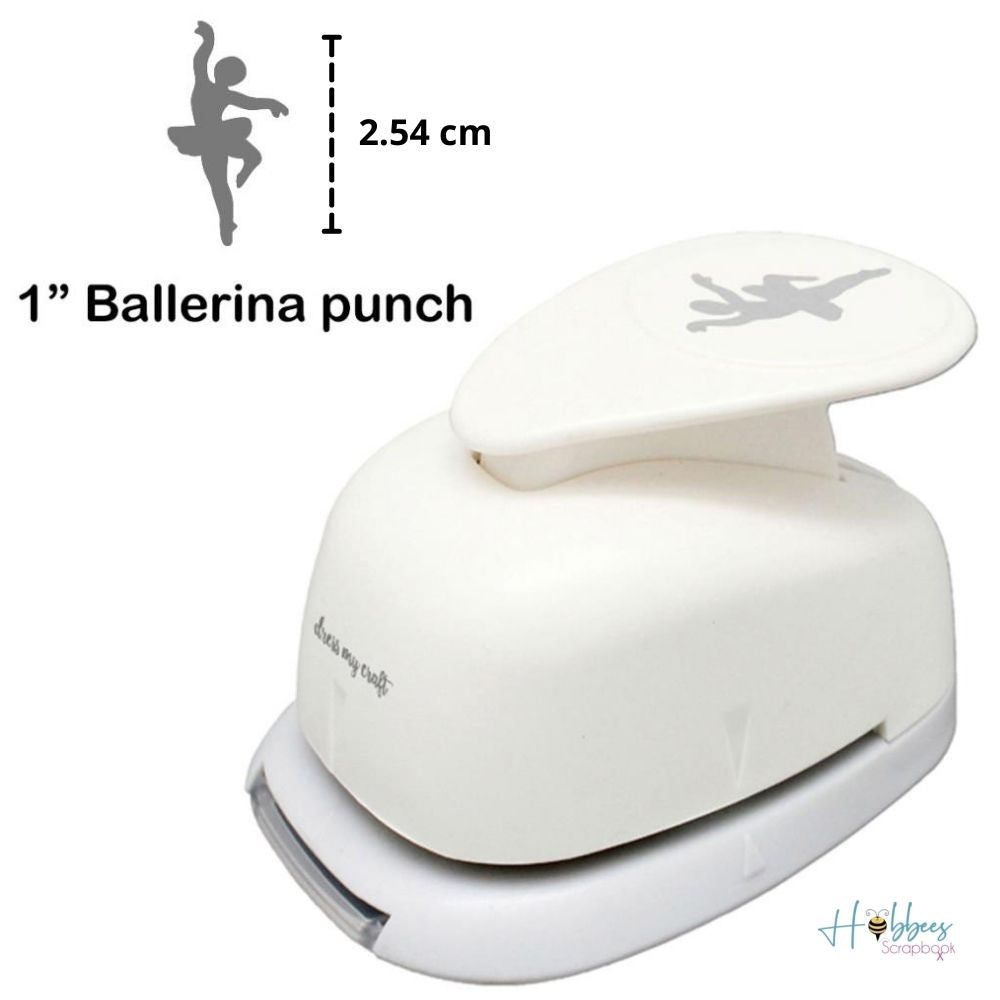 Ballerina Paper Punch 1&quot; / Perforadora de Bailarina 2.54 cm Perforadoras Dress My Craft