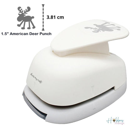 American Deer Paper Punch 1.5" / Perforadora de Reno 3.81 cm Perforadoras Dress My Craft