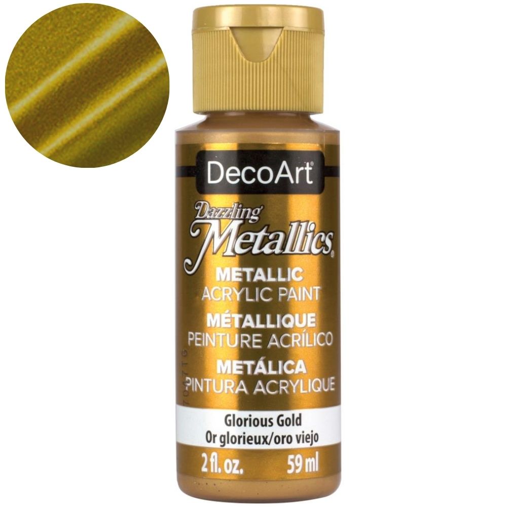 Dazzling Metallics Glorious Gold Acrylic Paint / Pintura Acrílica Oro Metálico