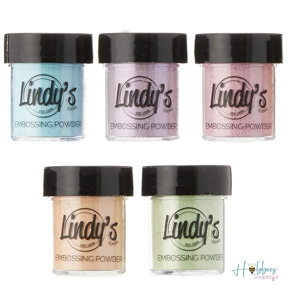 Embossing Powder Under The Boardwalk Set / 5 Polvos de Embossing Pasteles Polvos de Embossing Lindy&