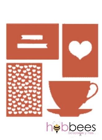 Paquete Especial Estenciles, Pinturas y Texturas Descontinuado Heidi Swapp