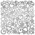 Loving Flourishes Stencil / Estencil Remolinos de Amor Descontinuado Ultimate Crafts