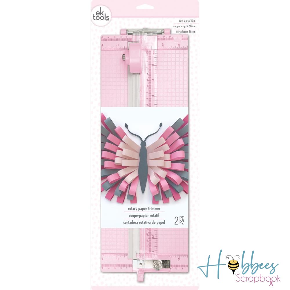 Rotary Paper Trimmer 12" Pink / Cortadora de Papel Rosa Cortadoras / Guillotinas Ek Success